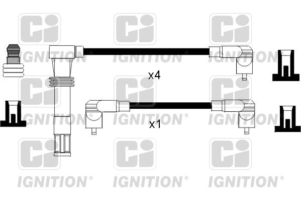 QUINTON HAZELL Sytytysjohtosarja XC1028